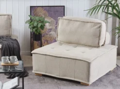 TIBRO 4 personers Modulsofasæt Lys Beige