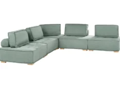 TIBRO 5 personers Hjørnesofa modul Højrevendt Lysegrøn