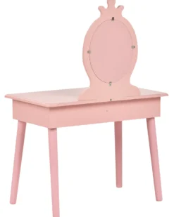 Toiletbord til børn med skammel MARGIE Lyserød