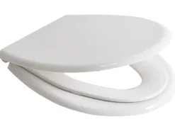 Toiletbræt FAGNANO Soft close 2 i 1 Duroplast Hvid