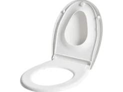 Toiletbræt FAGNANO Soft close 2 i 1 Duroplast Hvid