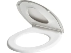 Toiletbræt FAGNANO Soft close 2 i 1 Duroplast Hvid