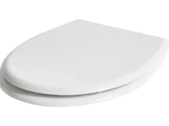 Toiletbræt FAGNANO Soft close 2 i 1 Duroplast Hvid
