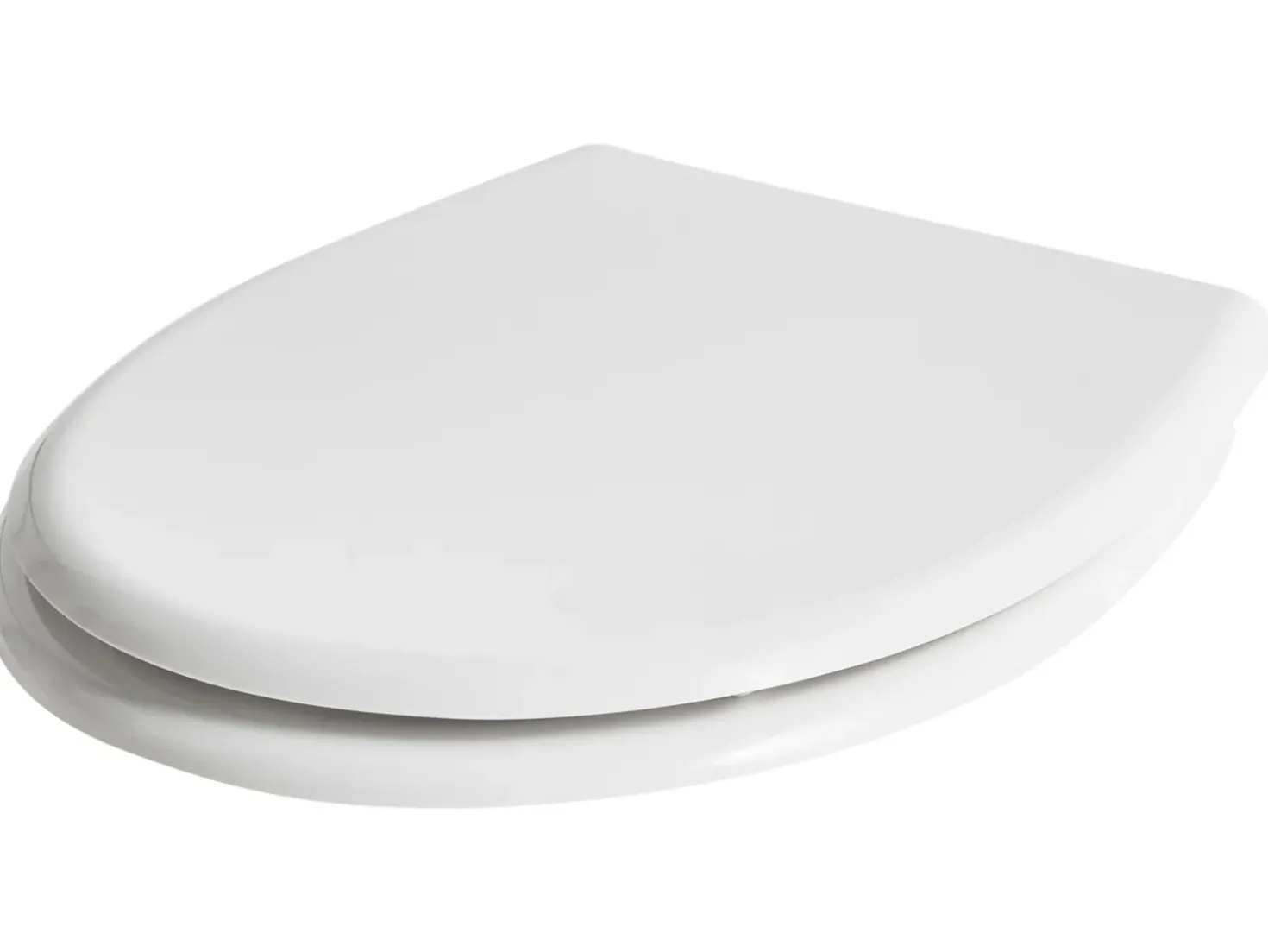 Toiletbræt FAGNANO Soft close 2 i 1 Duroplast Hvid