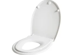 Toiletbræt FAGNANO Soft close 2 i 1 Duroplast Hvid