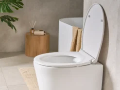 Toiletbræt PAPURI Soft close Duroplast Hvid