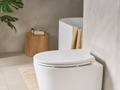 Toiletbræt PAPURI Soft close Duroplast Hvid