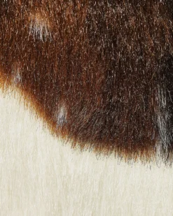 Tæppe af imiteret koskind NAMBUNG Brun 60 x 90 cm