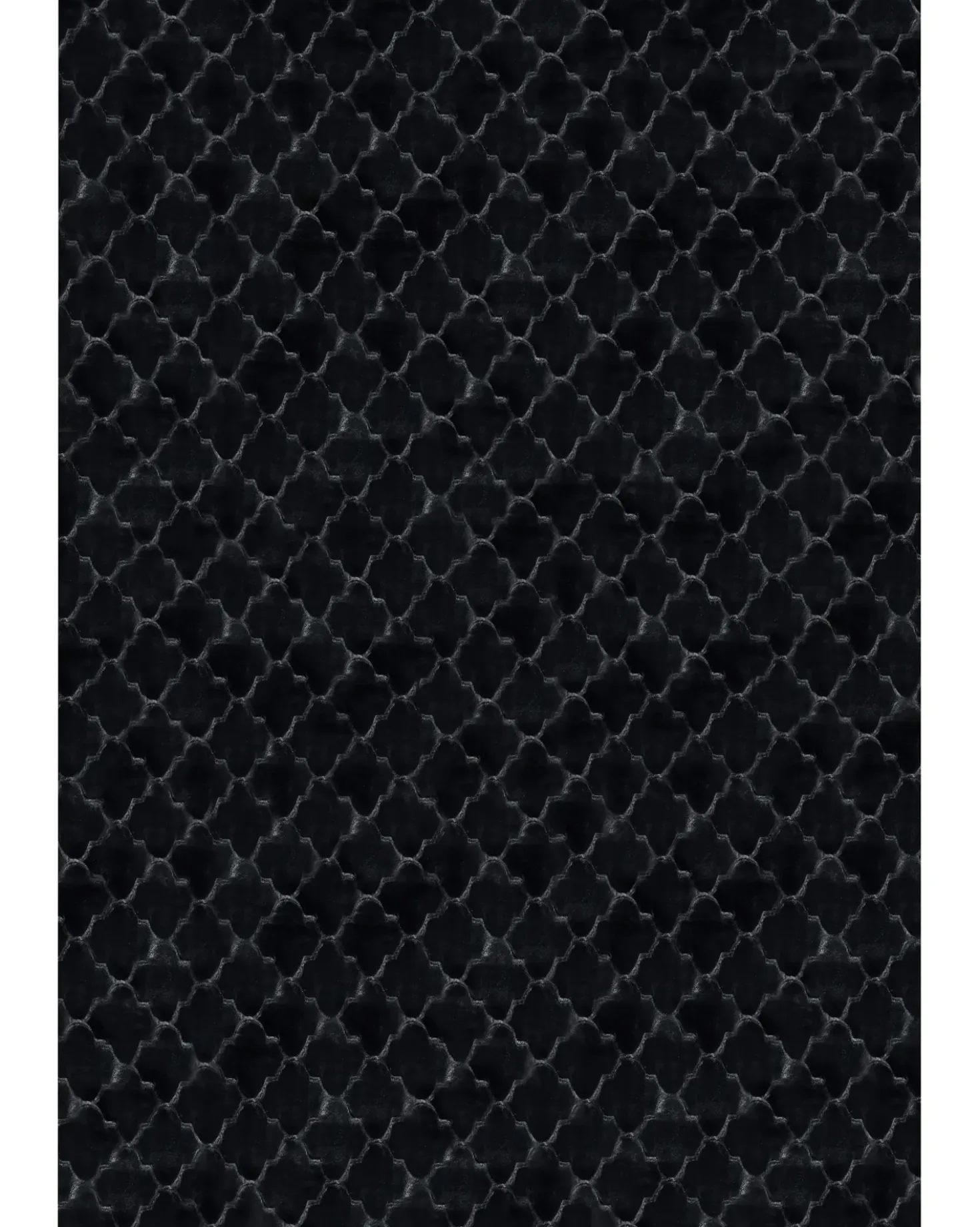 Tæppe af kunstpels GHARO Sort 160 x 230 cm