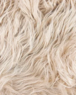 Tæppe af kunstpels MUNGO Beige 63 x 95 cm