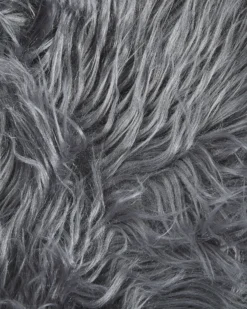 Tæppe af kunstpels MUNGO Grå 63 x 95 cm