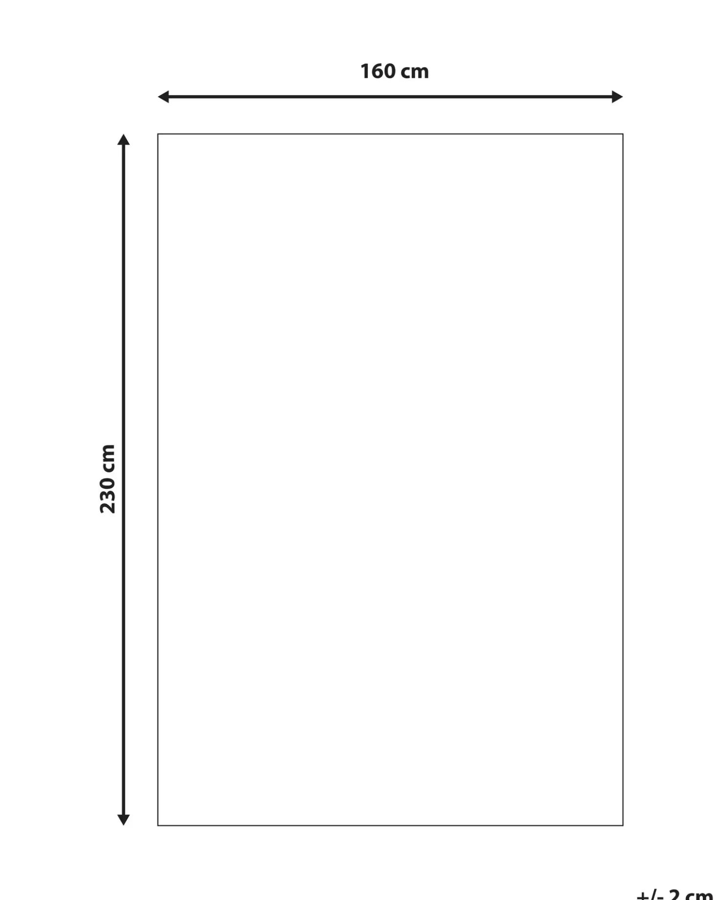 Tæppe af kunstpels THATTA Hvid 160 x 230 cm