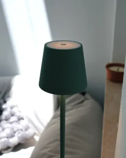 Trådløs LED gulvlampe GAVARRESA Med dæmpning Metal Grøn