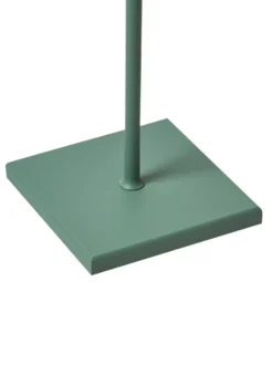 Trådløs LED gulvlampe GAVARRESA Med dæmpning Metal Grøn