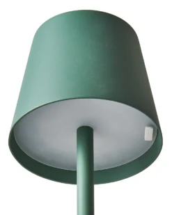 Trådløs LED gulvlampe GAVARRESA Med dæmpning Metal Grøn