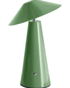 Trådløs LED-bordlampe APAYAO Med dæmpning Metal Grøn