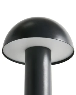 Trådløs LED-bordlampe BOJO Med dæmpning Metal Sort