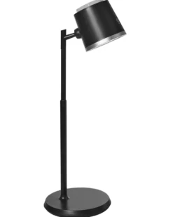 Trådløs LED-bordlampe LIBRA Med dæmpning Sort