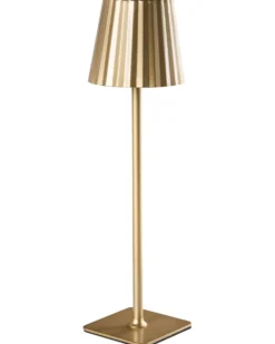 Trådløs LED-bordlampe ABARO Med dæmpning Metal Guld