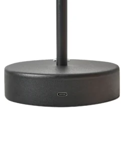 Trådløs LED-bordlampe ALVIELA Med dæmpning Metal Sort