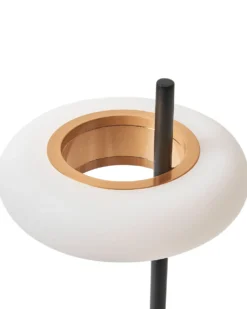 Trådløs LED-bordlampe ALVIELA Med dæmpning Metal Sort