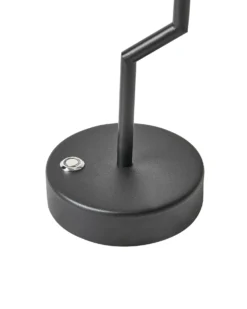 Trådløs LED-bordlampe ALVIELA Med dæmpning Metal Sort