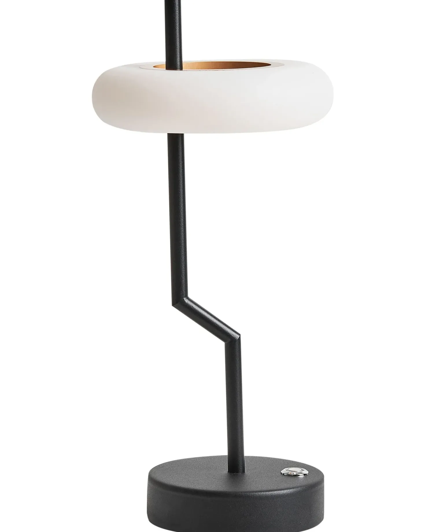 Trådløs LED-bordlampe ALVIELA Med dæmpning Metal Sort