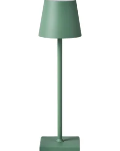 Trådløs LED-bordlampe BACEIRO Med dæmpning Metal Grøn