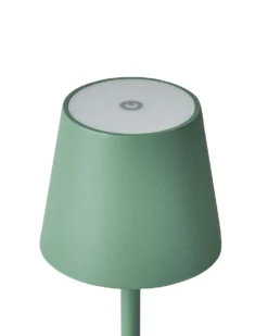 Trådløs LED-bordlampe BACEIRO Med dæmpning Metal Grøn