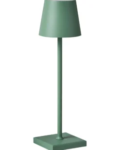 Trådløs LED-bordlampe BACEIRO Med dæmpning Metal Grøn