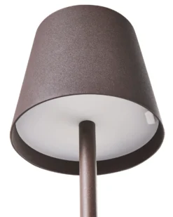 Trådløs LED-bordlampe BACEIRO Med dæmpning Metal Brun