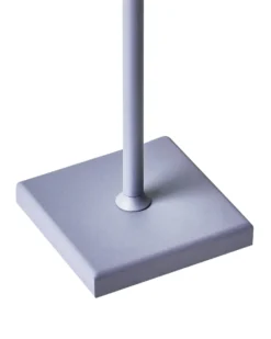 Trådløs LED-bordlampe BACEIRO Metal Lysviolet