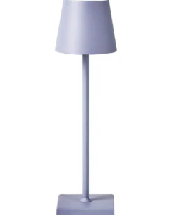 Trådløs LED-bordlampe BACEIRO Metal Lysviolet