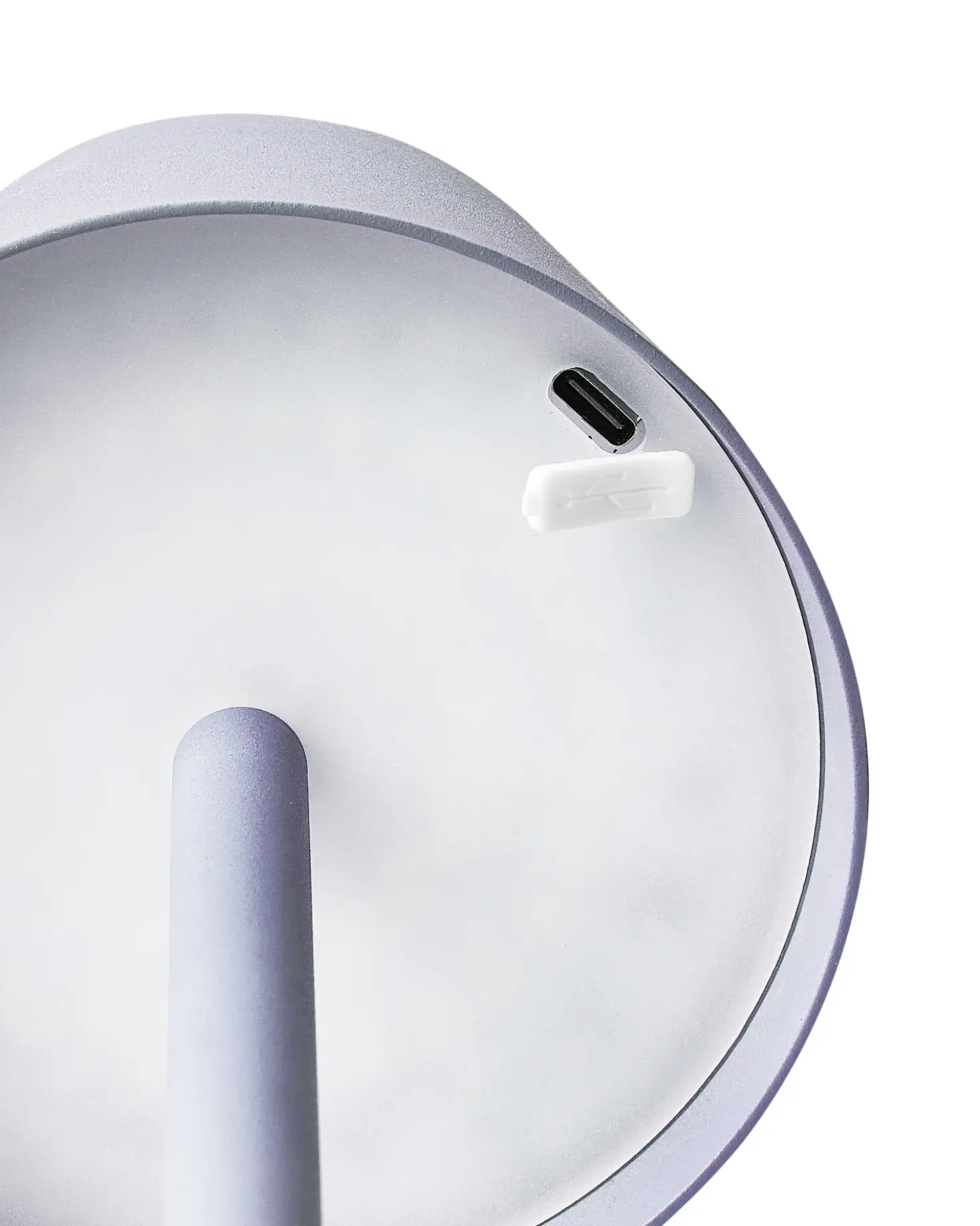 Trådløs LED-bordlampe BACEIRO Metal Lysviolet