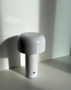 Trådløs LED-bordlampe BESOS Med dæmpning Metal Hvid