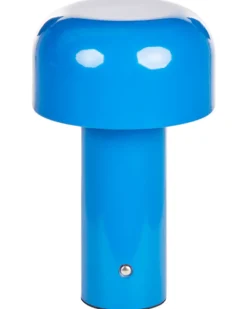 Trådløs LED-bordlampe BESOS Med dæmpning Metal Blå