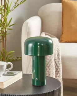 Trådløs LED-bordlampe BESOS Med dæmpning Metal Grøn