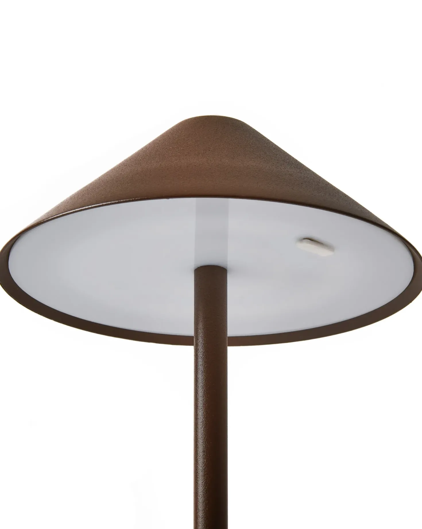 Trådløs LED-bordlampe FRANCOLI Med dæmpning Metal Brun