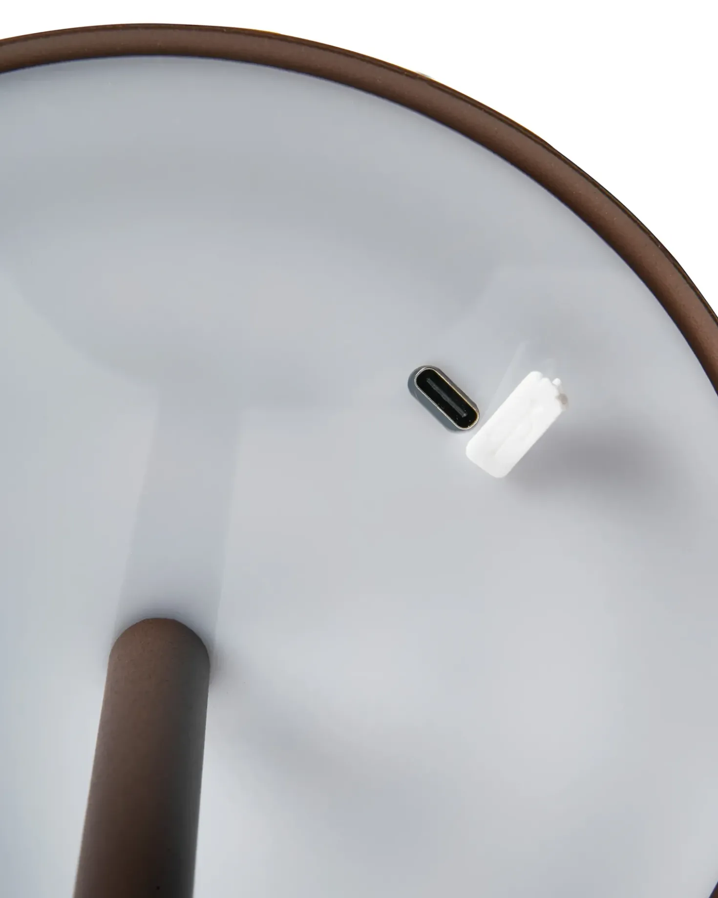 Trådløs LED-bordlampe FRANCOLI Med dæmpning Metal Brun