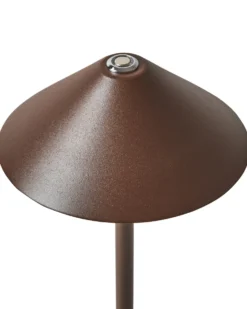 Trådløs LED-bordlampe FRANCOLI Med dæmpning Metal Brun