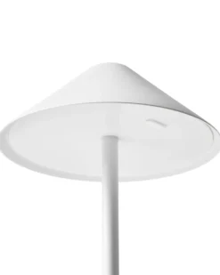 Trådløs LED-bordlampe FRANCOLI Med dæmpning Metal Hvid