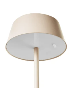 Trådløs LED-bordlampe GUDER Med dæmpning Metal Beige
