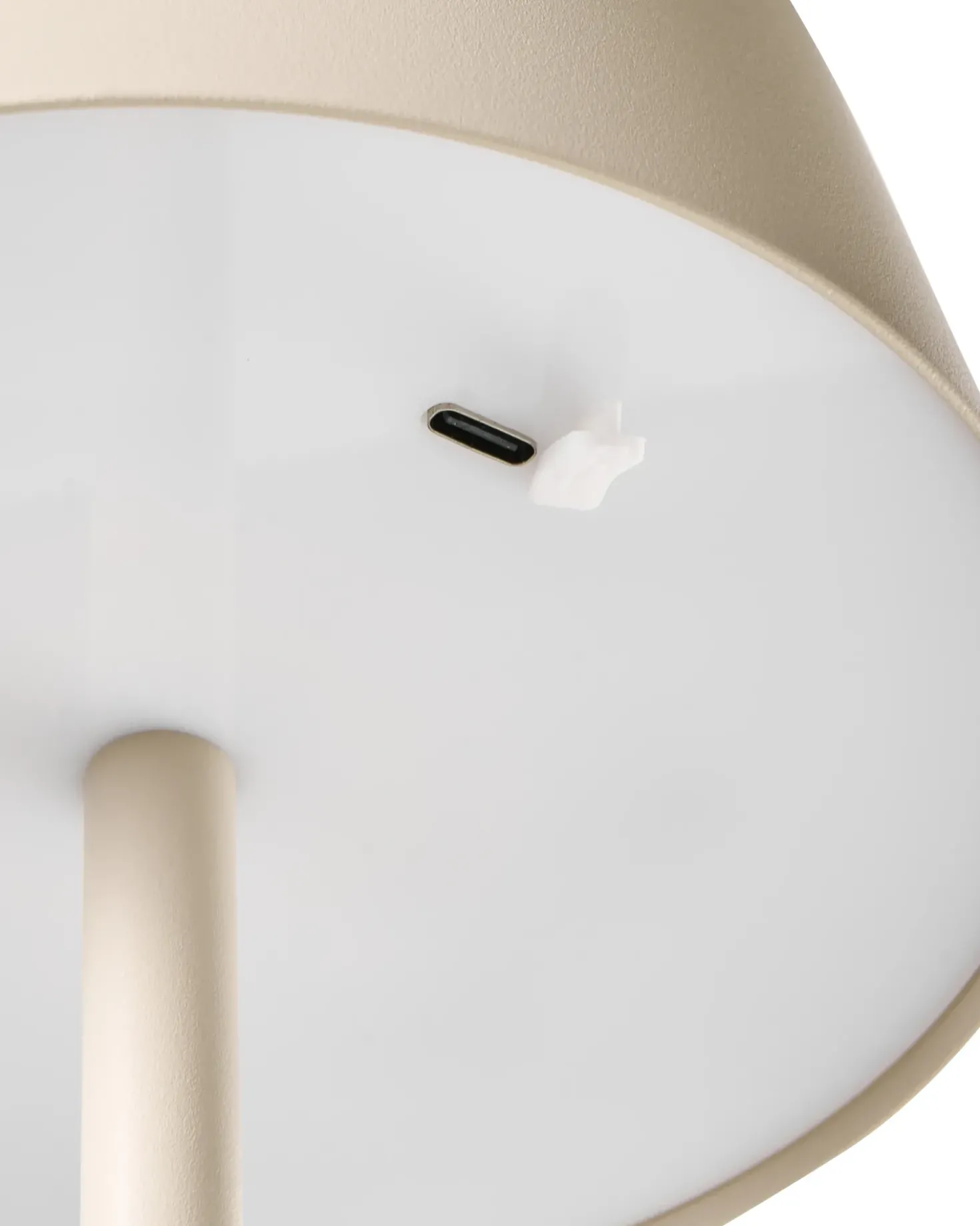 Trådløs LED-bordlampe GUDER Med dæmpning Metal Beige