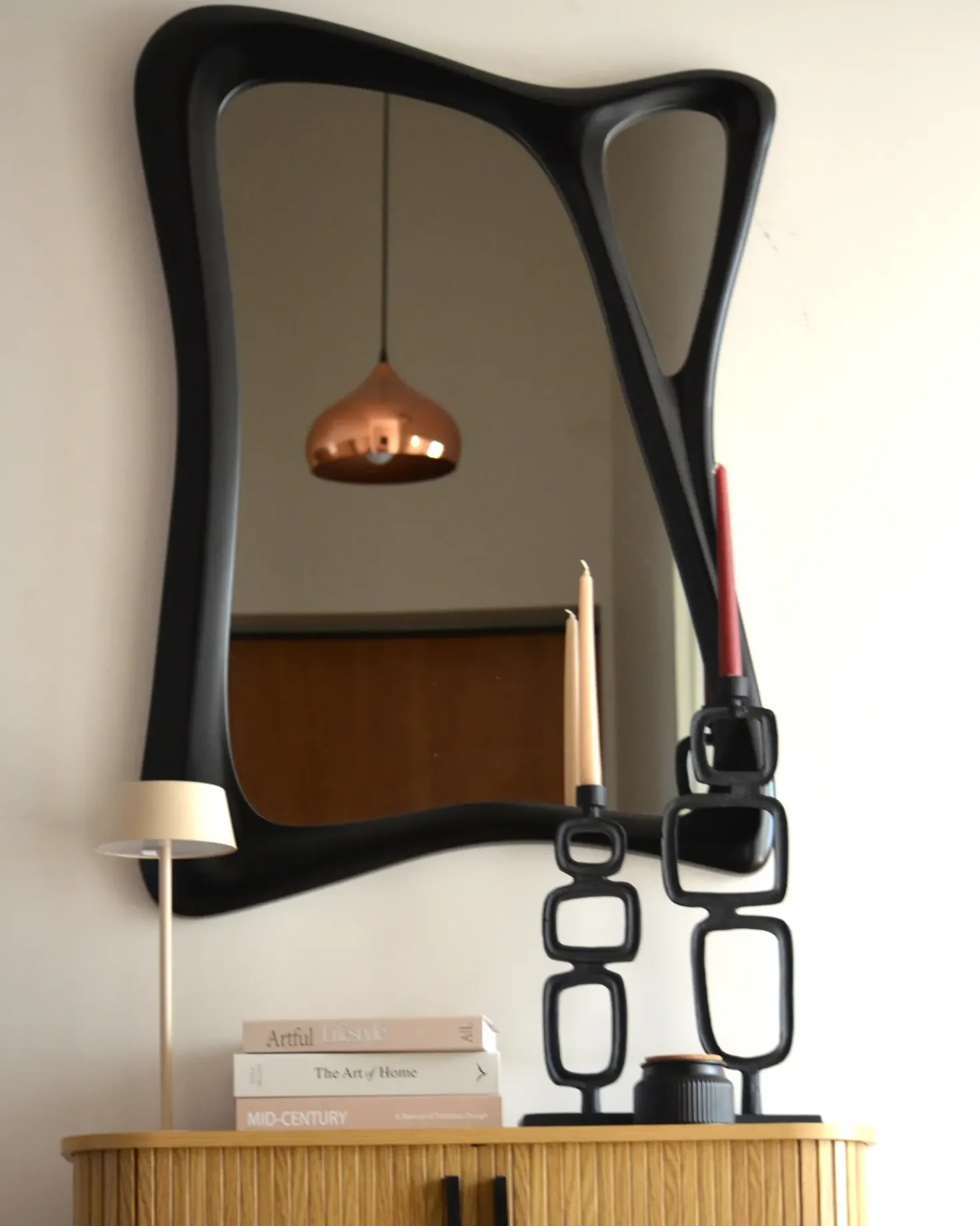 Trådløs LED-bordlampe GUDER Med dæmpning Metal Beige