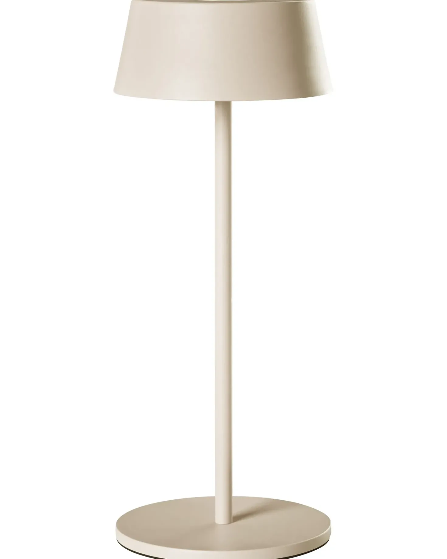 Trådløs LED-bordlampe GUDER Med dæmpning Metal Beige