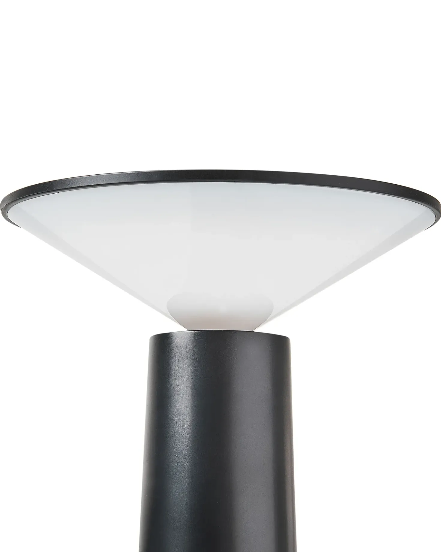 Trådløs LED-bordlampe LEVIRA Med dæmpning Metal Sort