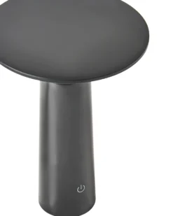Trådløs LED-bordlampe LEVIRA Med dæmpning Metal Sort