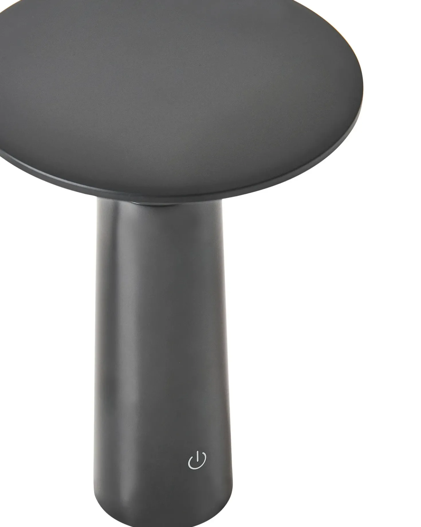 Trådløs LED-bordlampe LEVIRA Med dæmpning Metal Sort