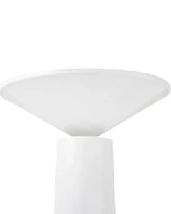 Trådløs LED-bordlampe LEVIRA Med dæmpning Metal Hvid