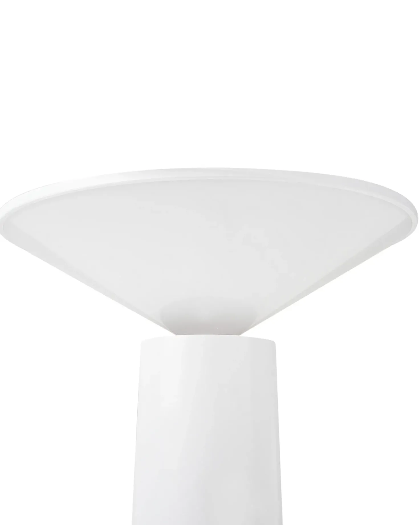 Trådløs LED-bordlampe LEVIRA Med dæmpning Metal Hvid